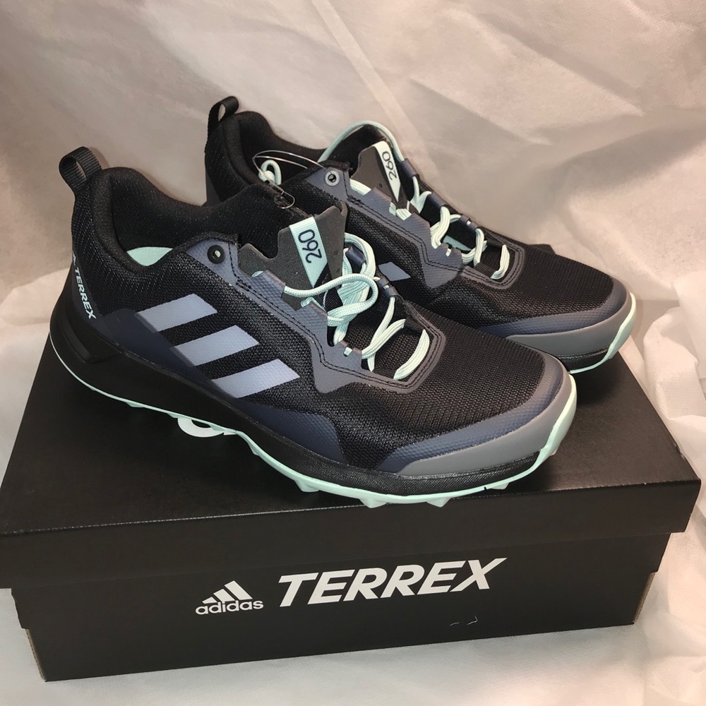 Brand New Teal and Black Adidas Sneakers